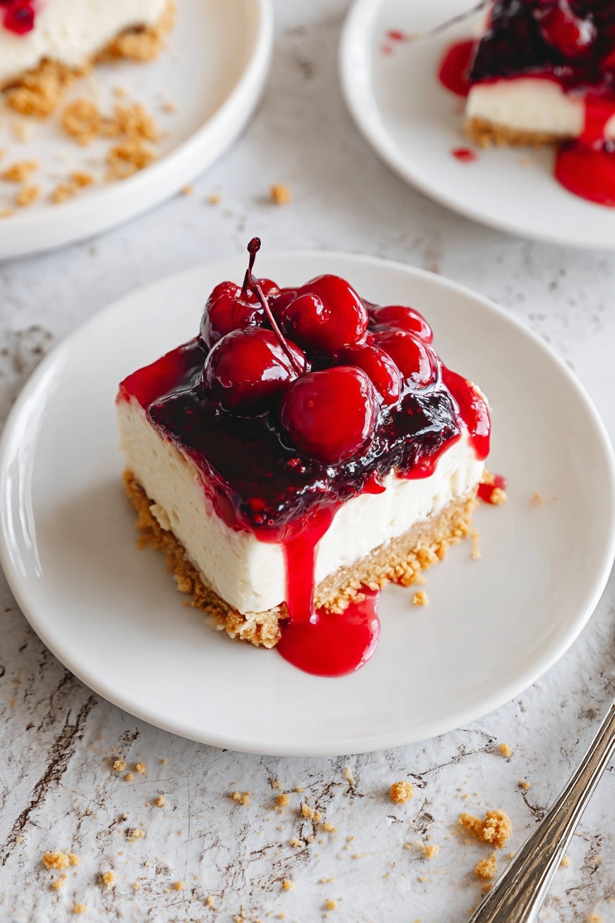 No Bake Cheesecake - Serving Suggestion